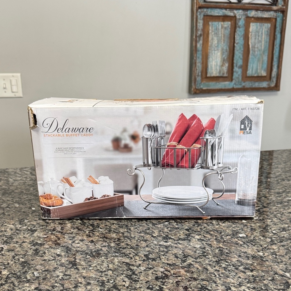 Delaware stackable buffet Caddy NEW - Picture 6 of 12